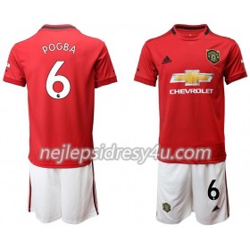 Fotbalový Dres Manchester United Pogba 6 Dětské Domácí 2019/20
